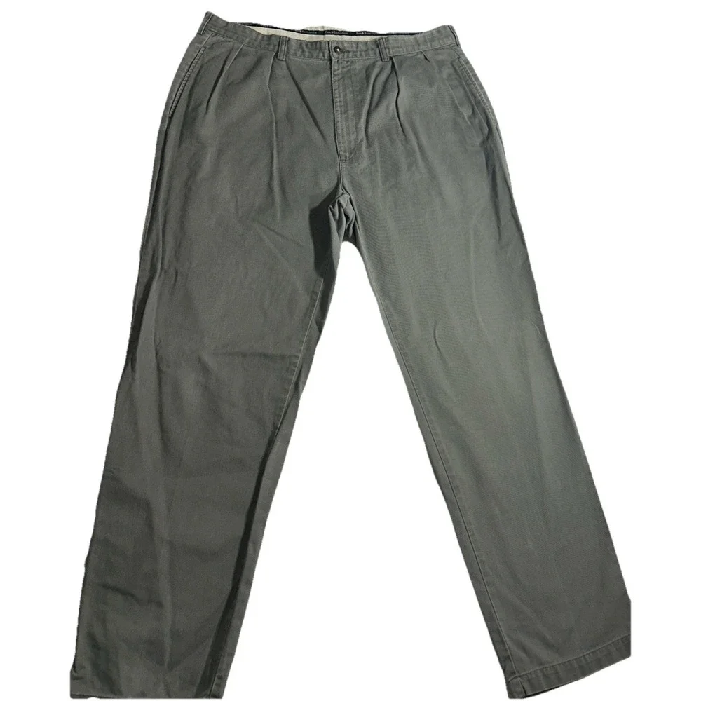 Polo Ralph Lauren 38x34 Grey ‎ Straight Leg Classic Chino 90s Pants